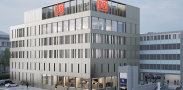 Foto:  Interimsbahnhof - Quelle DB InfraGO | © Foto:  Interimsbahnhof - Quelle DB InfraGO