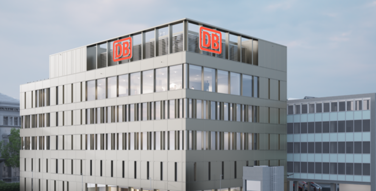 Foto:  Interimsbahnhof - Quelle DB InfraGO | © Foto:  Interimsbahnhof - Quelle DB InfraGO