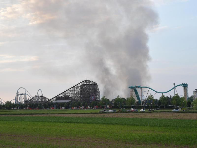 Großbrand im Europapark Rust | © Achim Keller